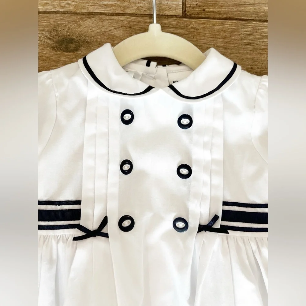 Sarah Louise white poplin